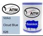 Preview: Volvo, Cloud Blue, 626: 500ml Lackdose, von ATW Autoteile West.